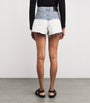 Maje Black Tie-Dye Denim Shorts