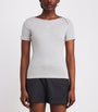 Claudie Pierlot Grey Cotton Short-Sleeve T-Shirt
