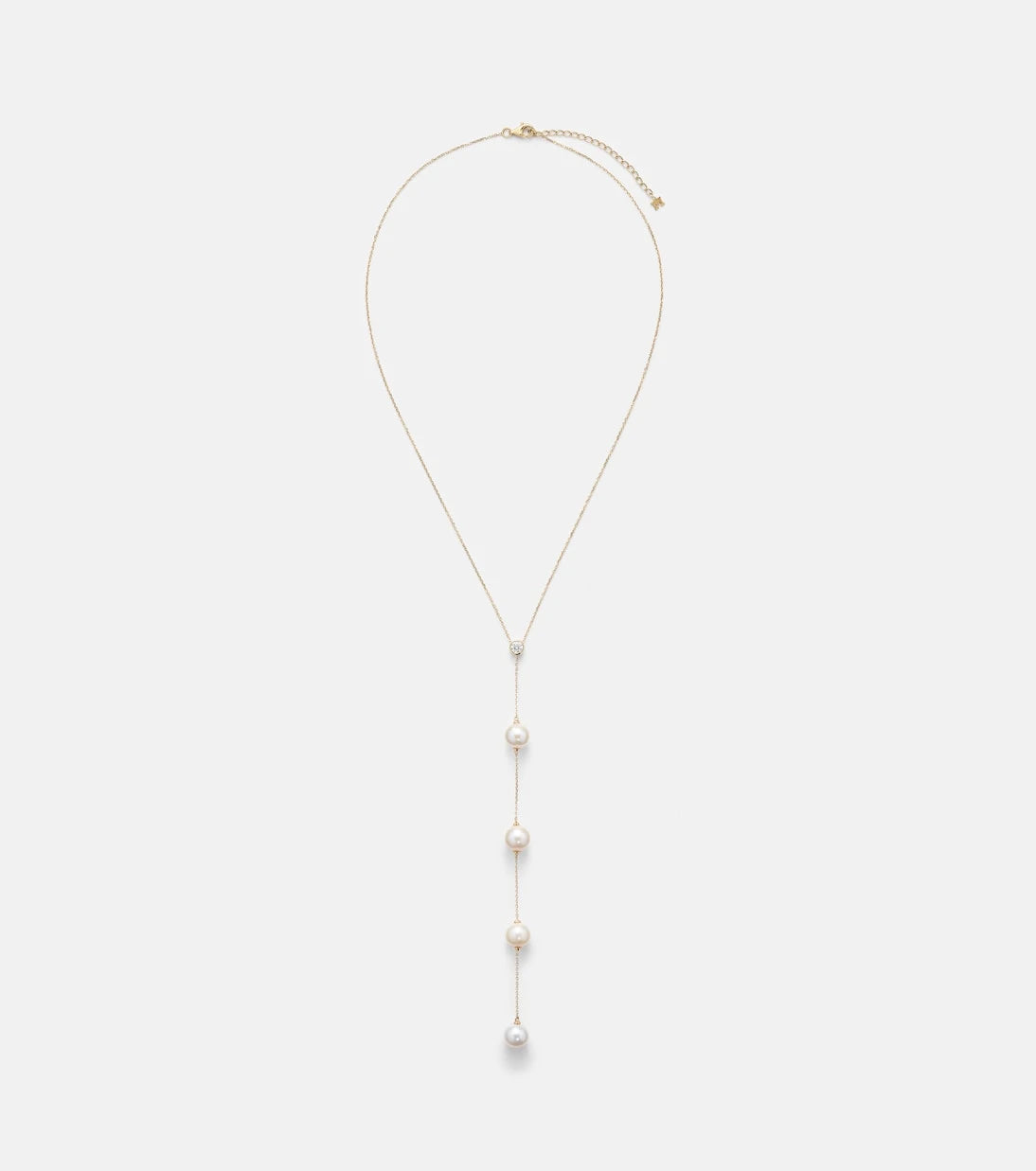 Mateo - 14kt gold necklace with diamonds and pearls
