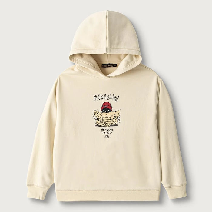 Pamuklu çocuk kapüşonlu sweatshirt B-FLEIN H