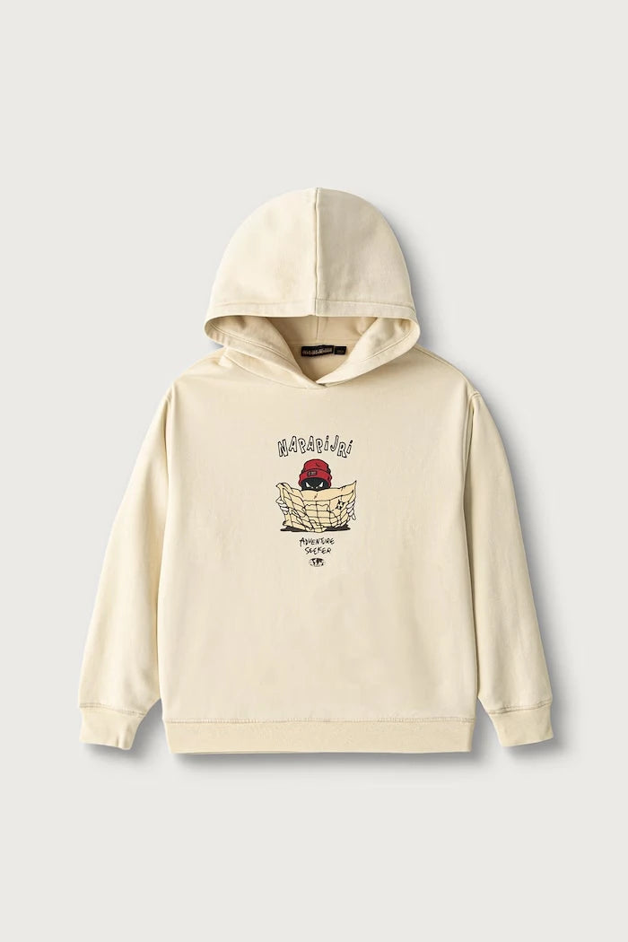 Pamuklu çocuk kapüşonlu sweatshirt B-FLEIN H
