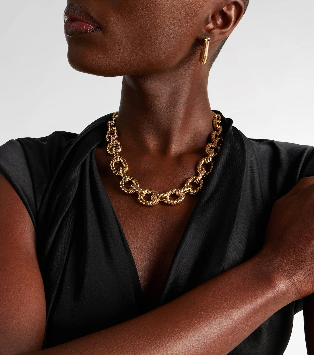 David Yurman - Sculpted Cable 18kt gold chain necklace