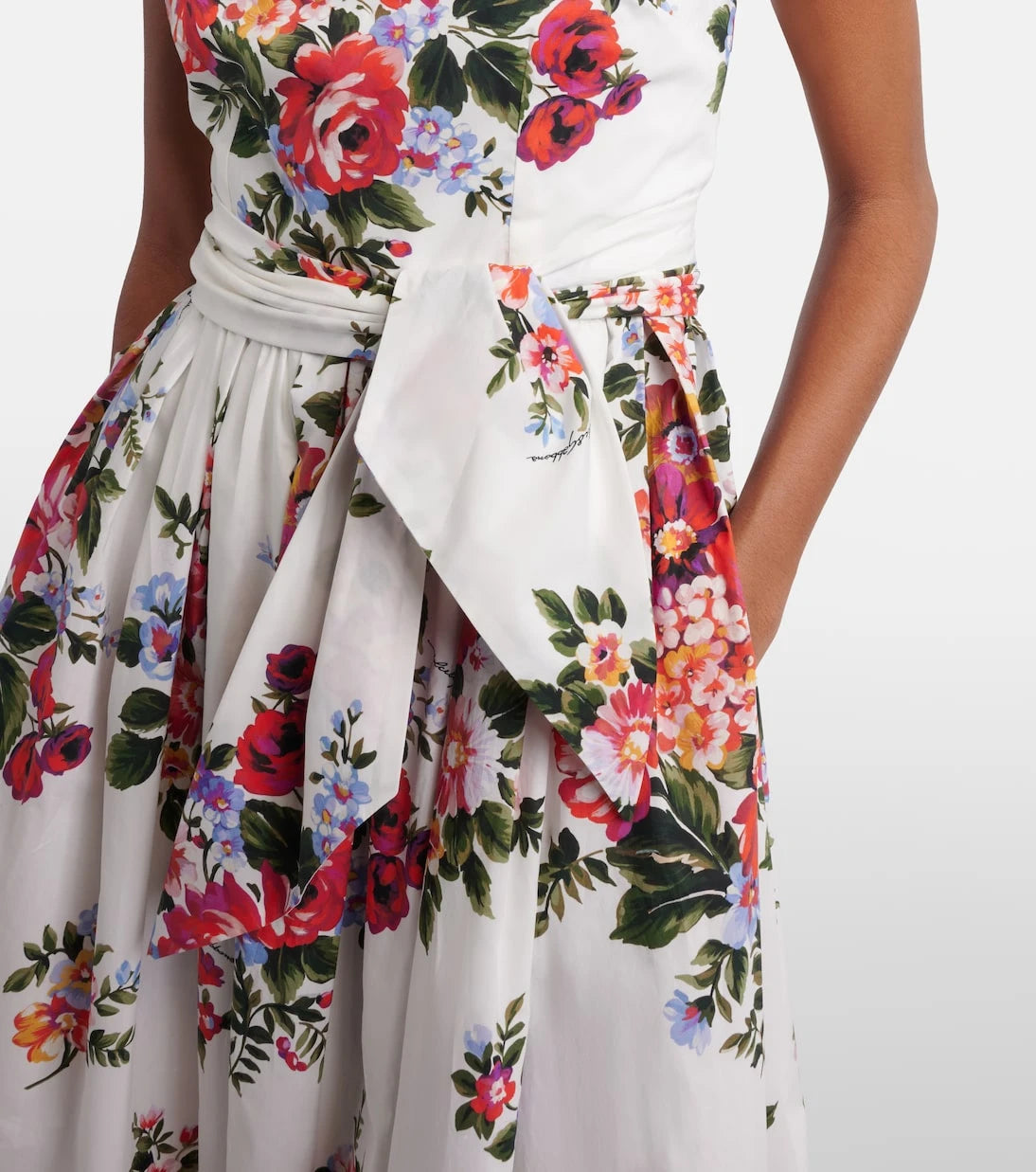Dolce&Gabbana - Floral cotton midi dress