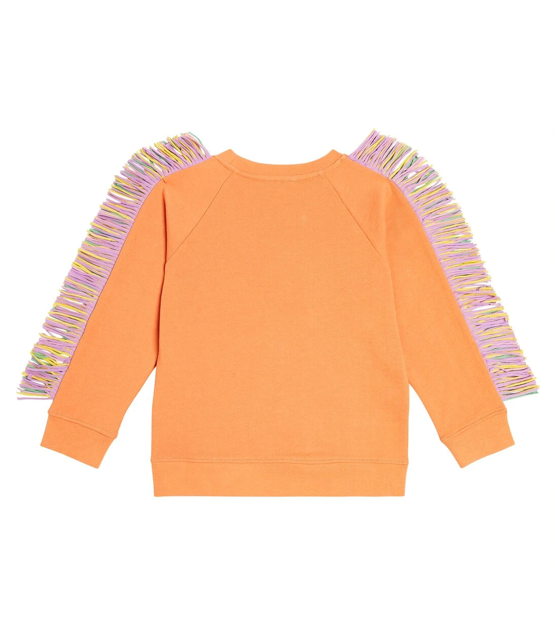 Stella McCartney Kids - Fringed cotton jersey sweatshirt