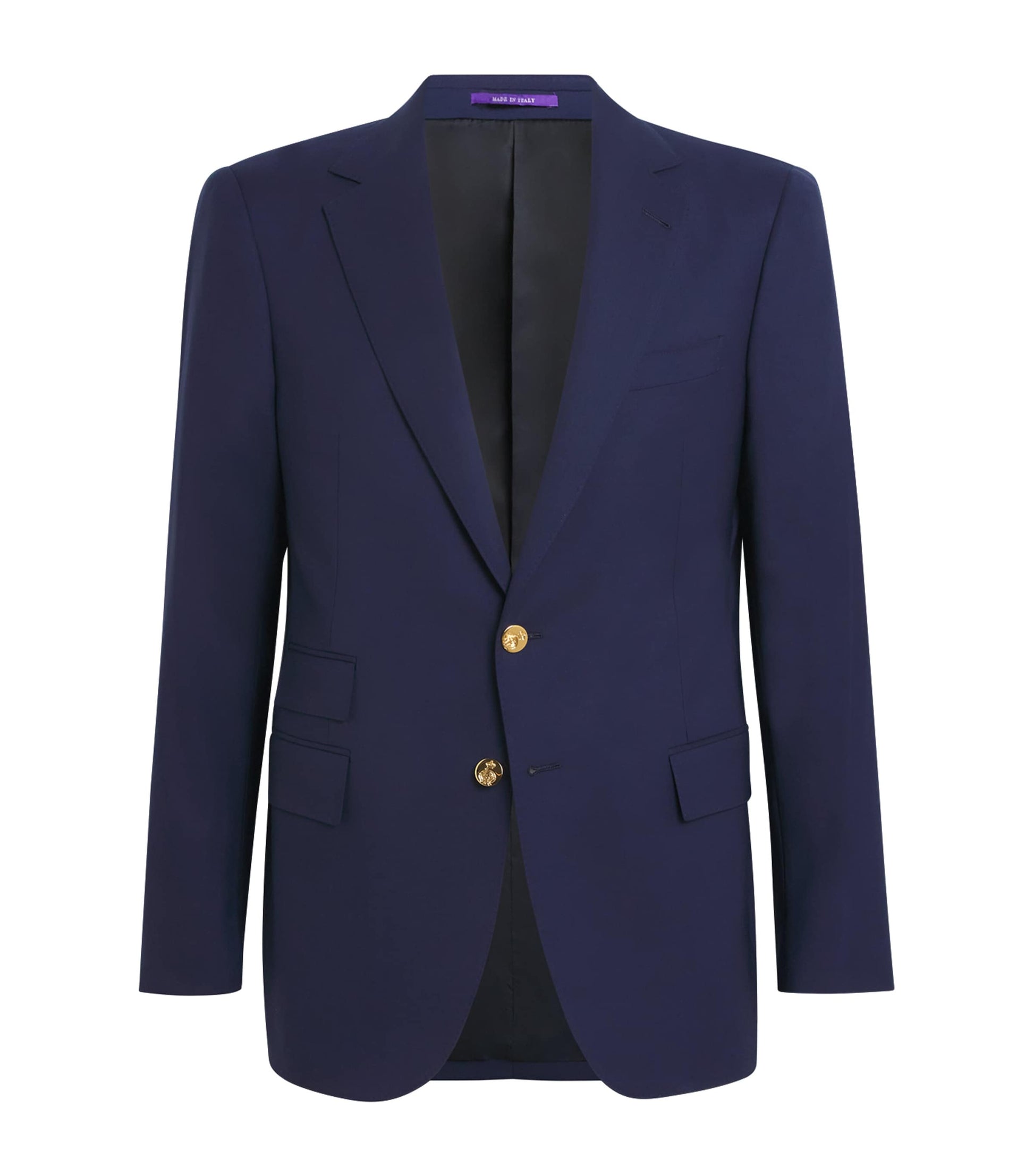 Ralph Lauren Purple Label Navy Wool Blazer