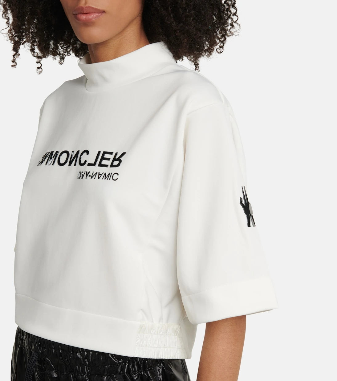Moncler Grenoble - Printed cropped T-shirt