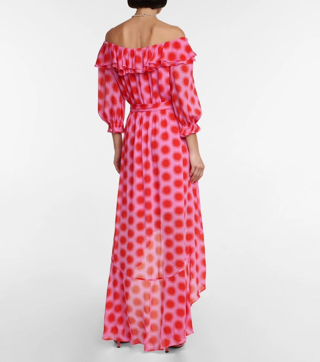 Diane von Furstenberg - Ferris printed ruffle dress