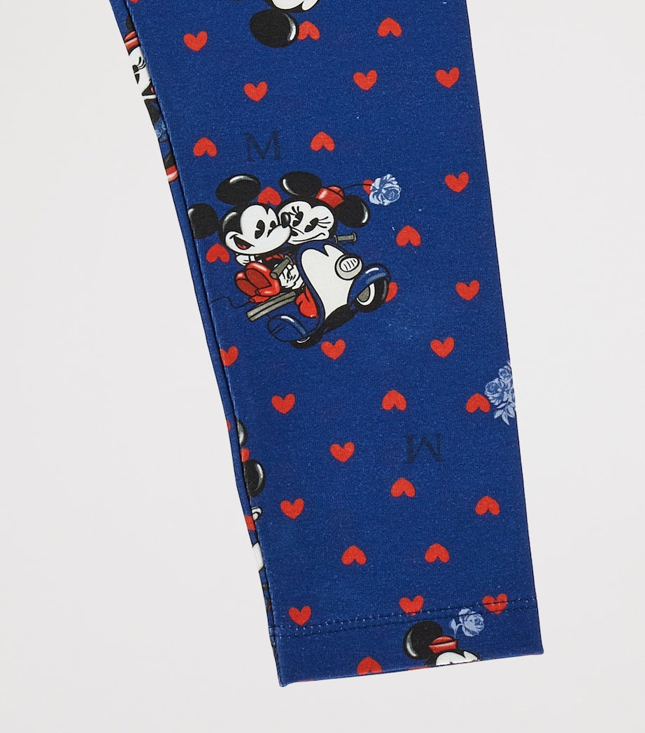 Monnalisa x Disney Mickey Mouse T-Shirt and Leggings Set (2-12 Years)
