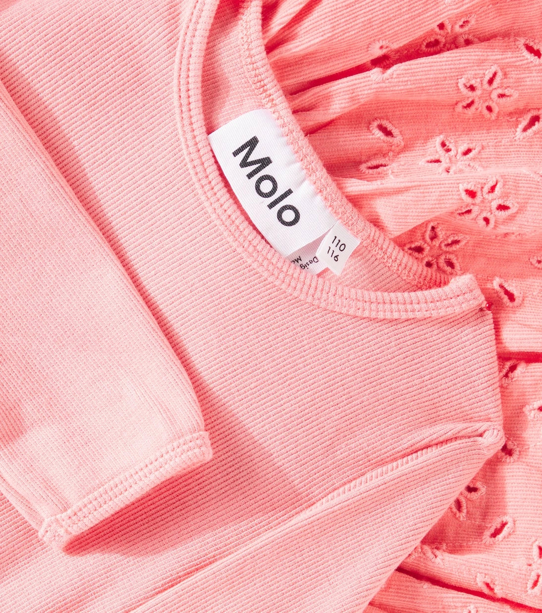 Molo - Riana peplum cotton-blend top