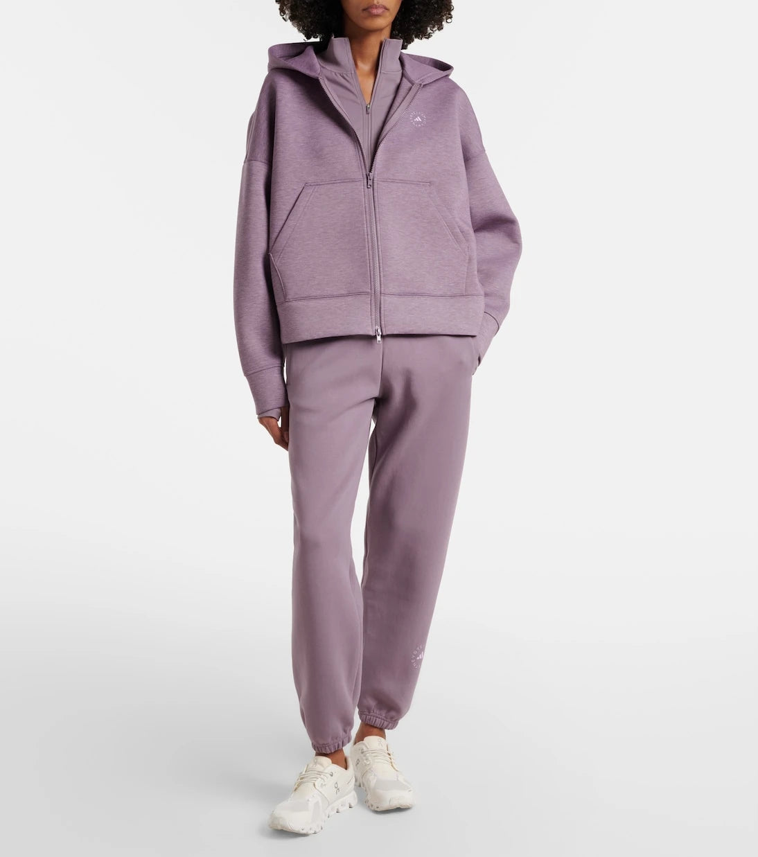 Adidas by Stella McCartney - Logo zip-up hoodie