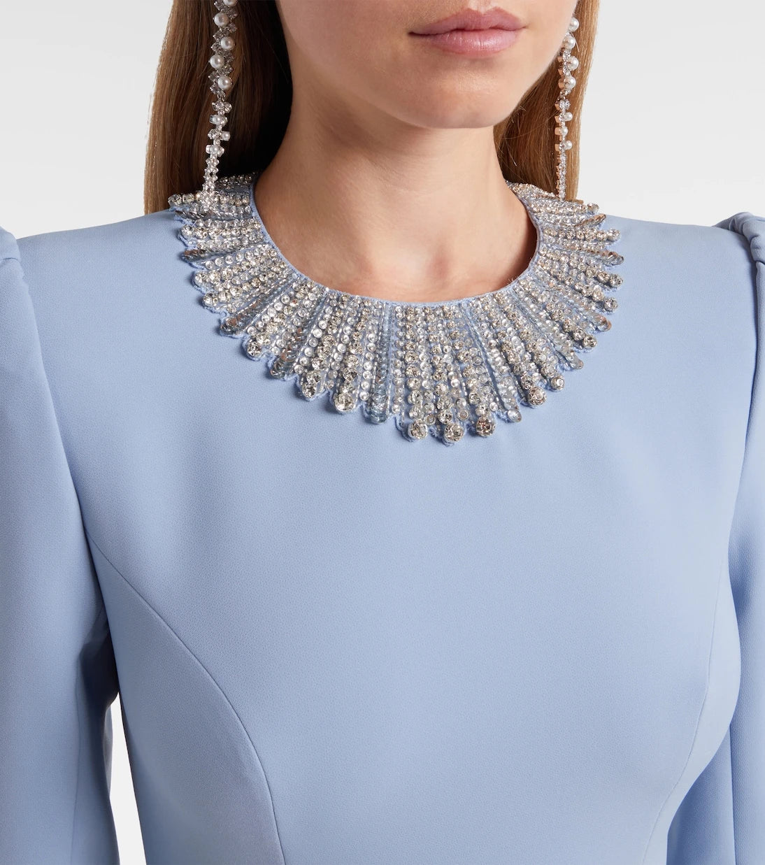 Jenny Packham - فستان كورا متوسط الطول مزين بالترتر