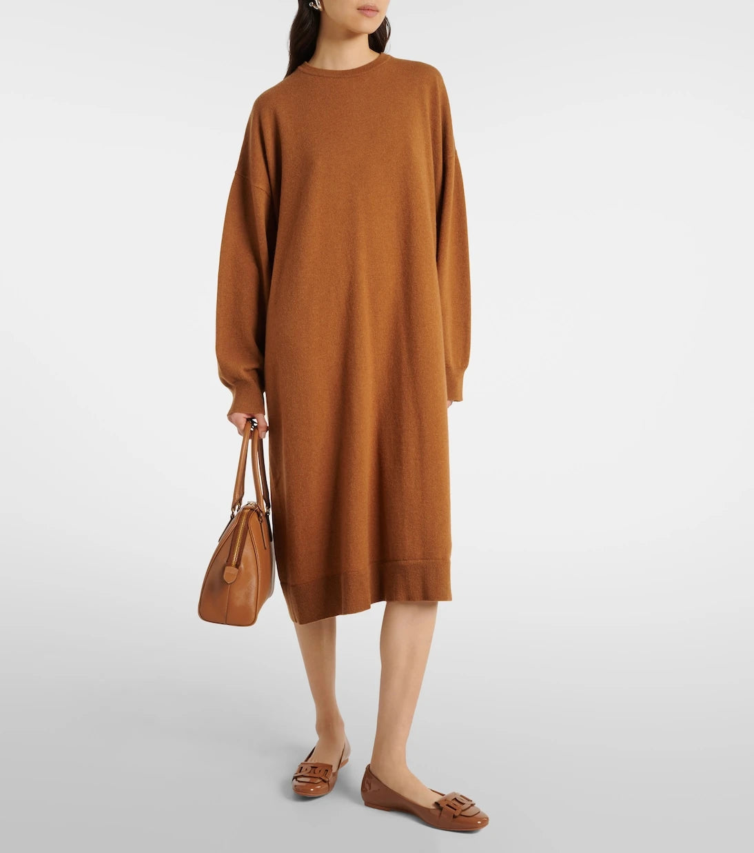 Tod's - حذاء باليه كيت من الجلد اللامع
