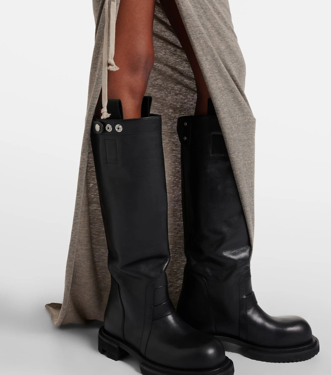 Rick Owens - Cotton-blend jersey maxi skirt