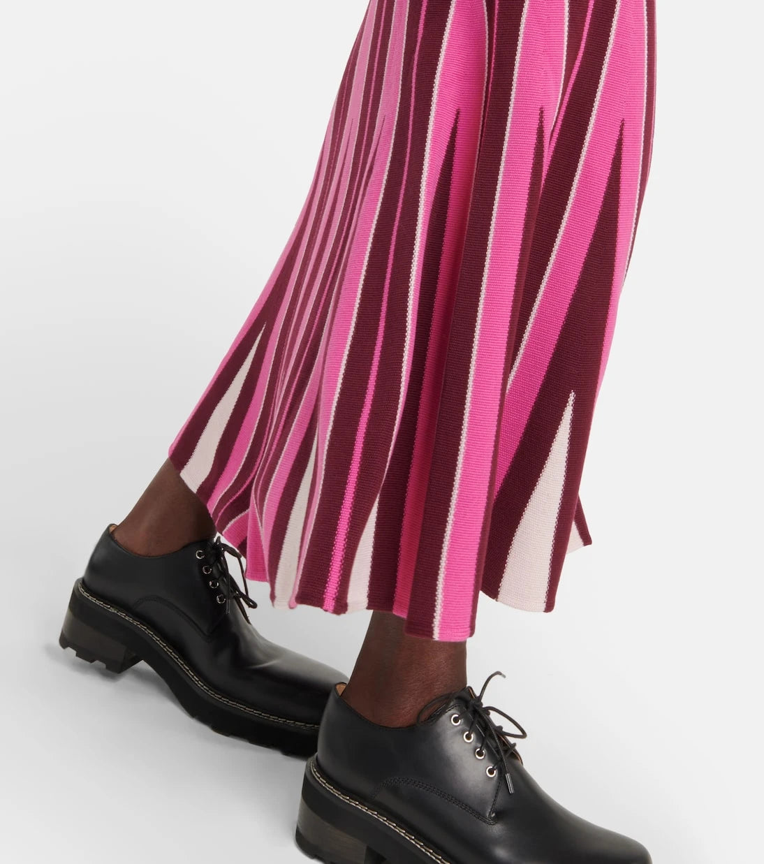 غابرييلا هيرست - فستان ماكسي مطوي من الصوف