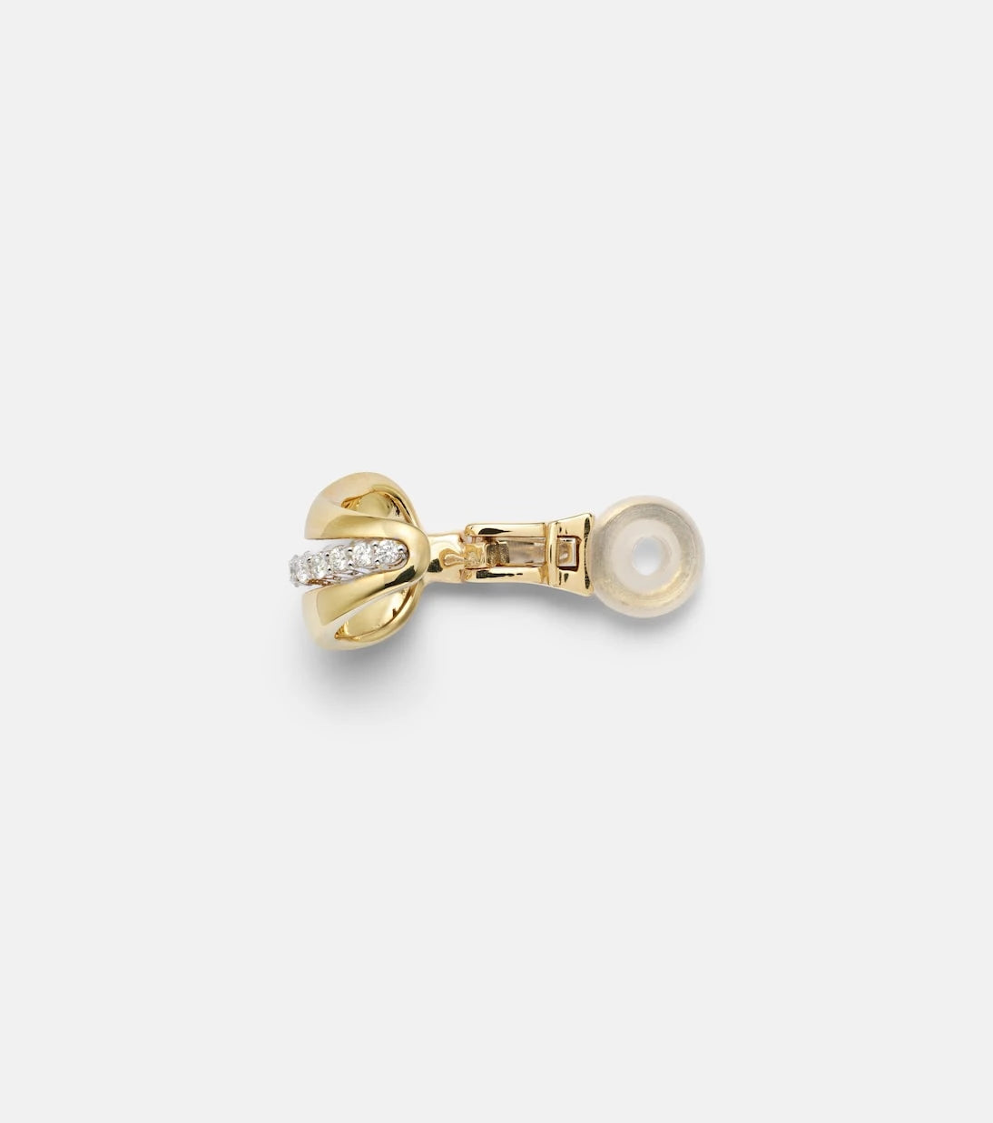 Yeprem - Whisper 18kt gold ear cuff with diamonds