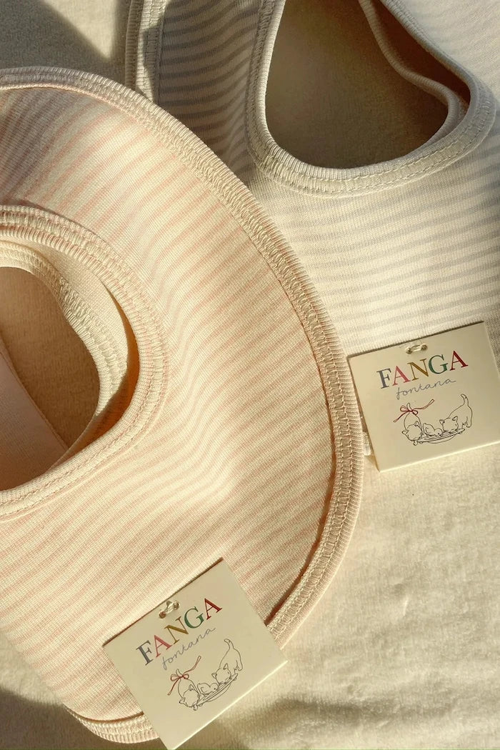 Fanga Fontana FIO STRIPE 2 PACK BIBS OCS Çift Taraflı Bebek Önlüğü (2 Adet)
