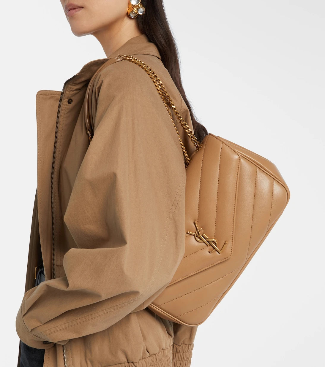 Saint Laurent - Loulou Medium leather shoulder bag