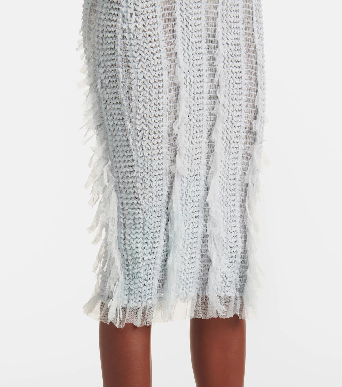 Roberta Einer - Angel ombré knitted midi dress