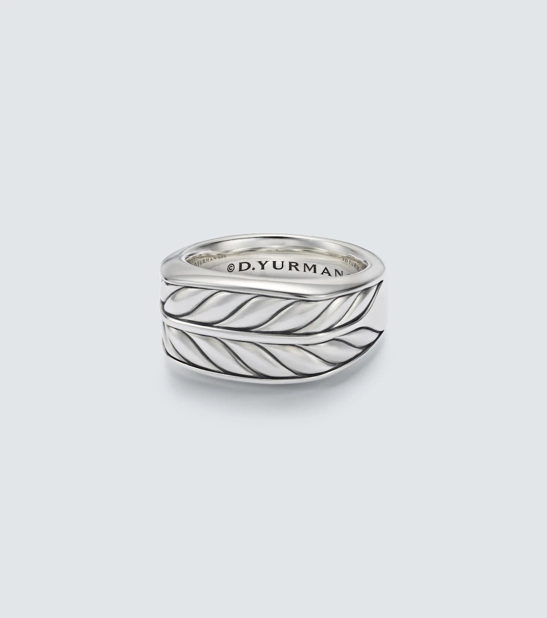 David Yurman - Chevron sterling silver ring