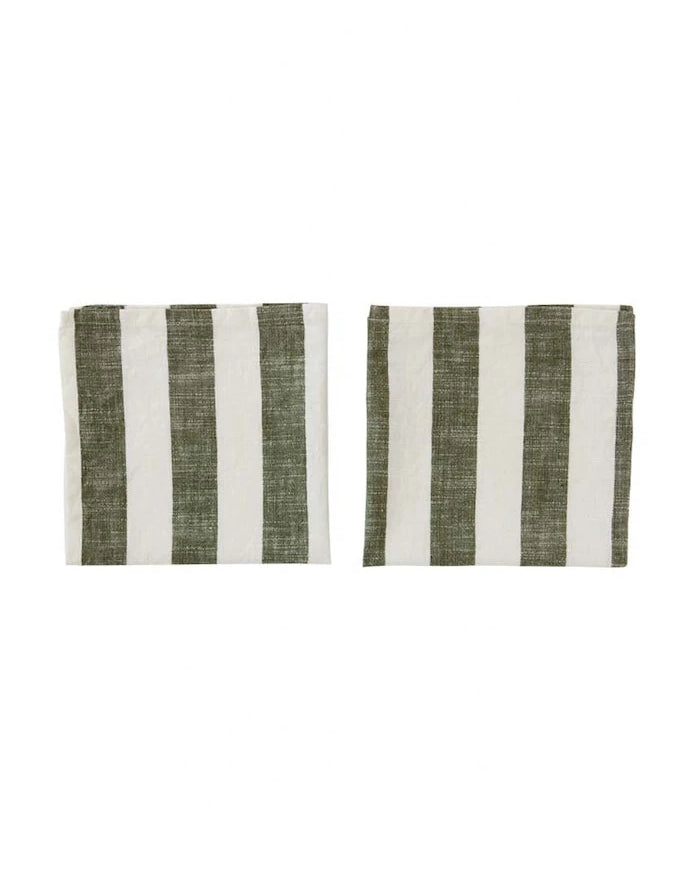 Комплект памучни салфетки OYOY Striped Napkin (2 броя)