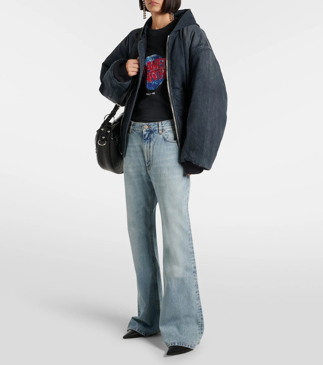 Balenciaga - Mid-rise flared jeans
