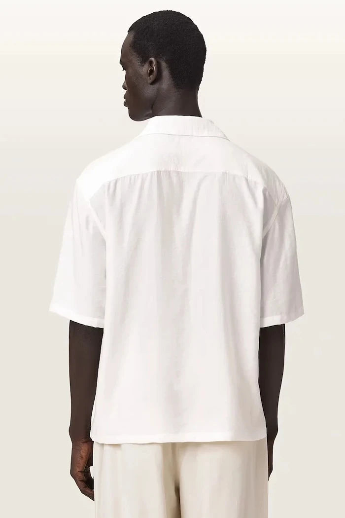 AllSaints риза мъжка с вискоза PURLEY