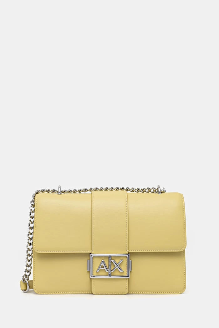 Armani Exchange kadın crossbody çanta, suni deriden