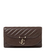 Jimmy Choo Brown Curve Wallet on Chain