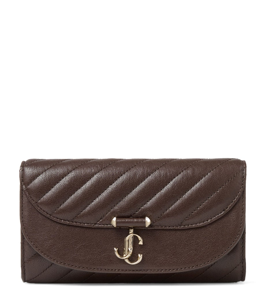 Jimmy Choo Brown Curve Wallet on Chain