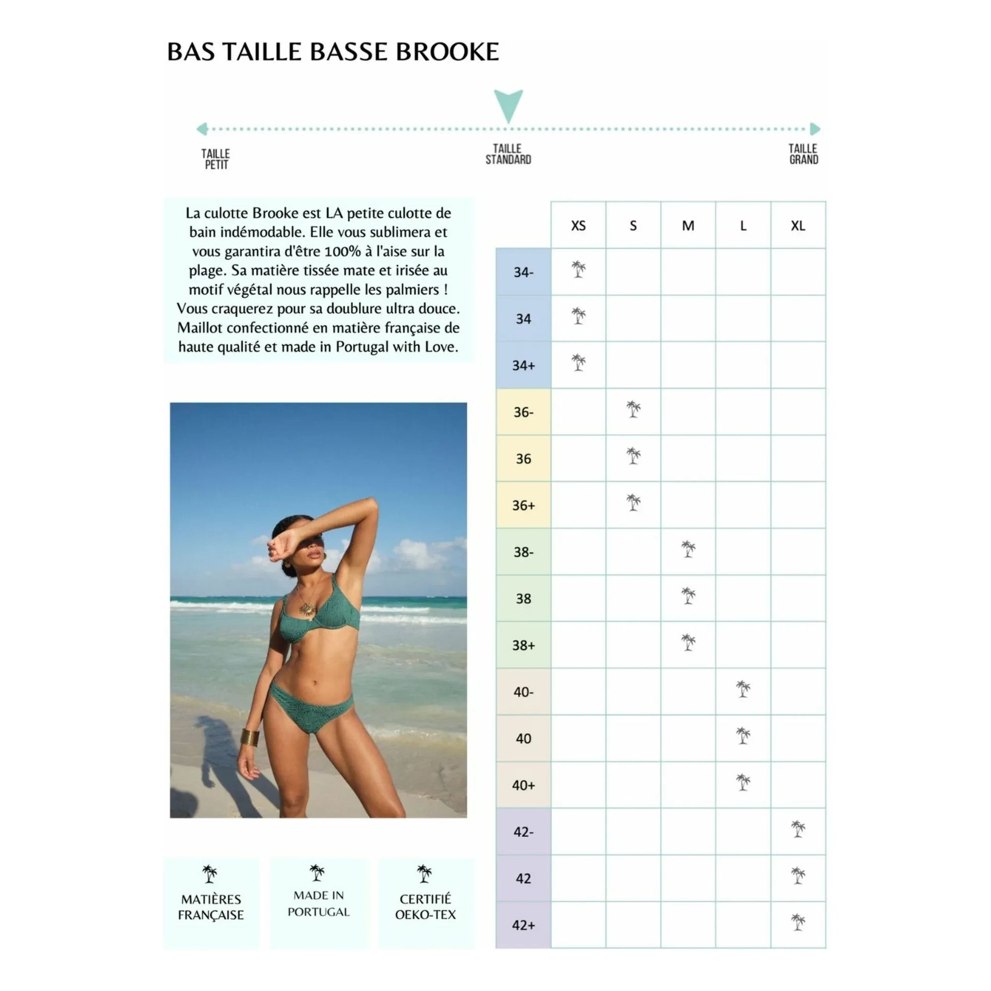 Fresh & Salt - Brooke Palm Jersey Bottom | Forest Green