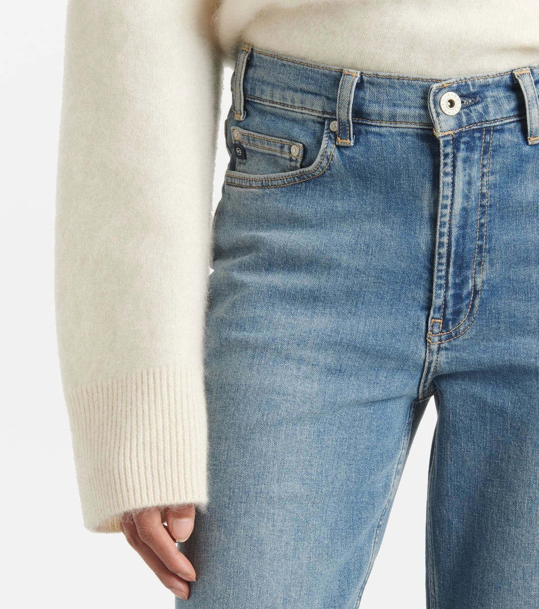 AG Jeans - New Baggy wide-leg jeans