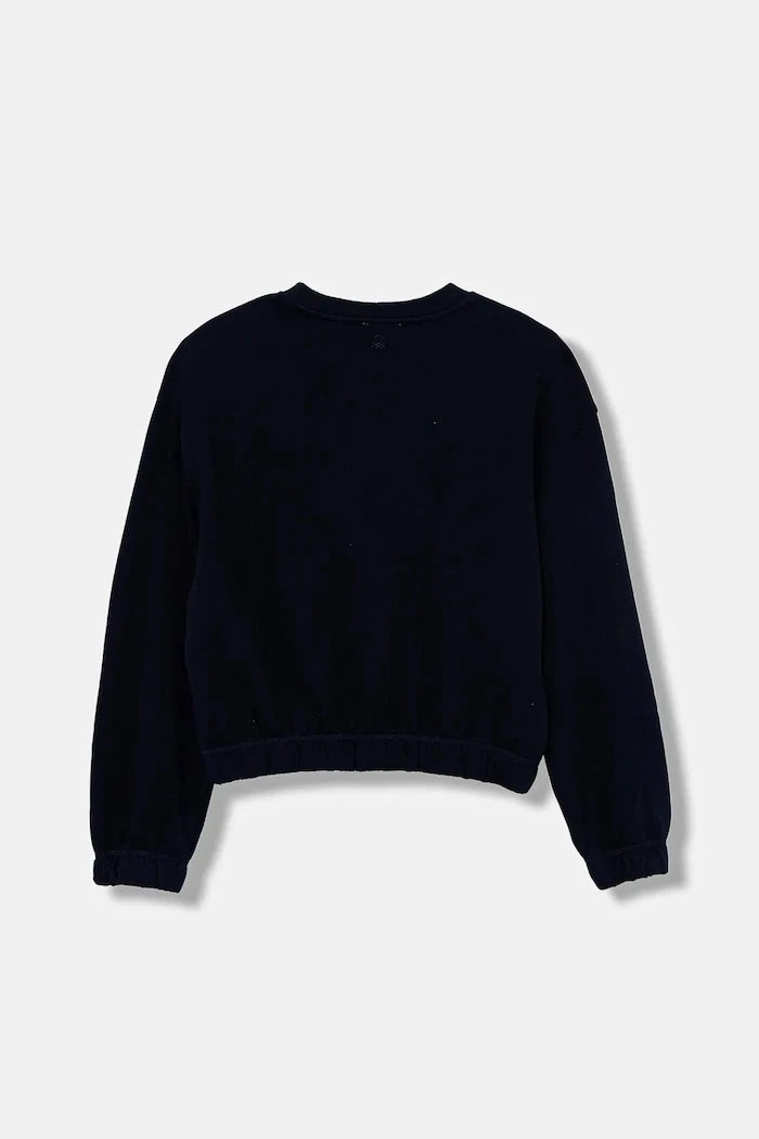 United Colors of Benetton Çocuk Pamuklu Sweatshirt