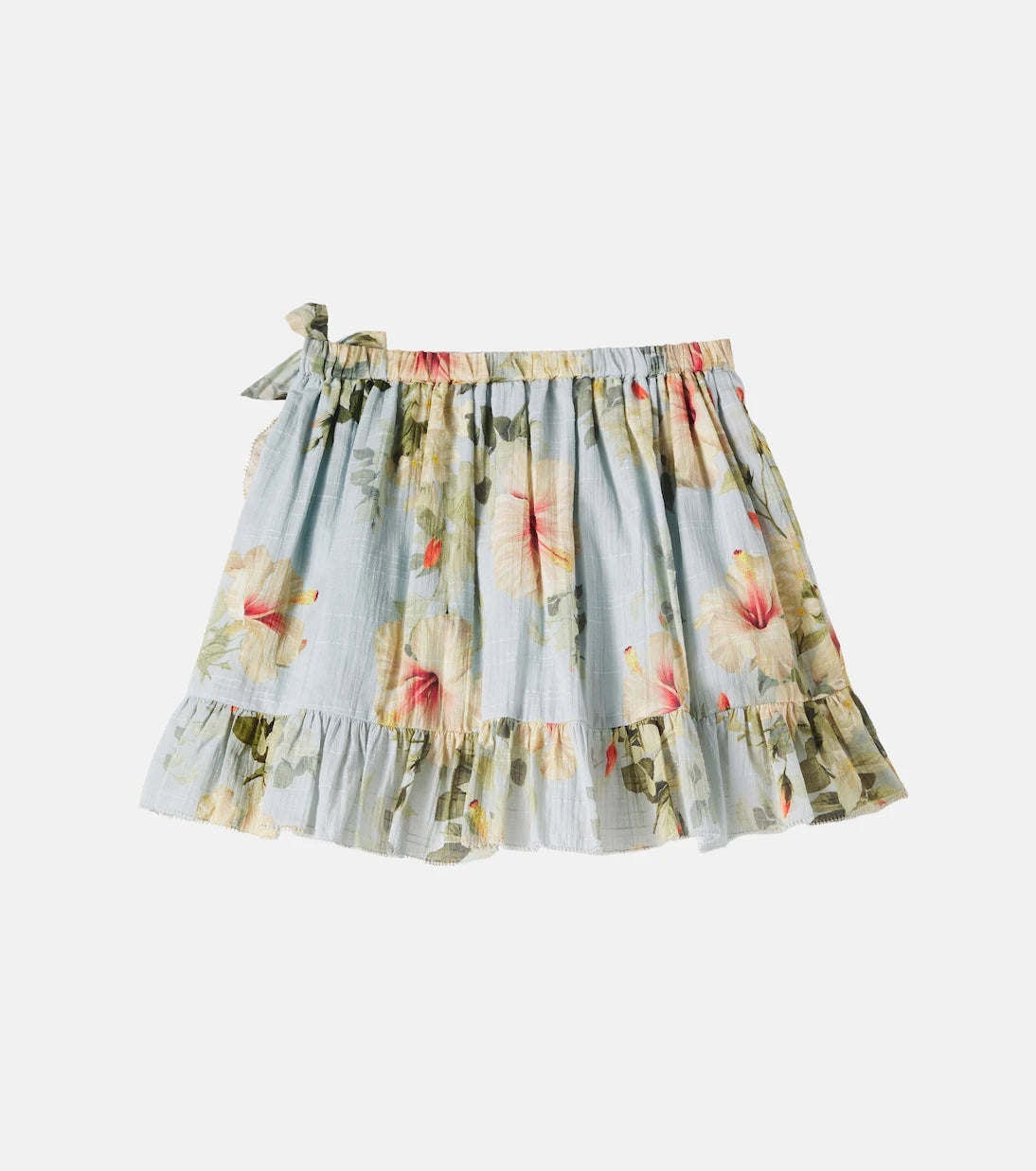 Zimmermann Kids - Mahon floral ruffled cotton skirt