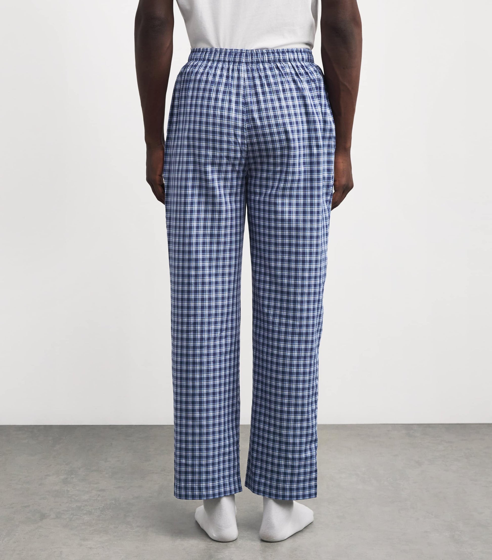 Cotton Check Pyjama Bottoms
