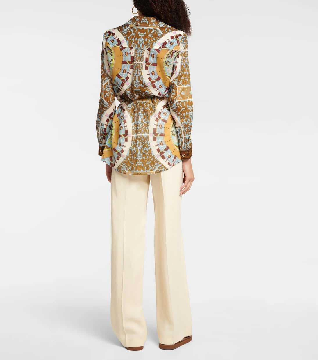 Tory Burch - Belted cotton top