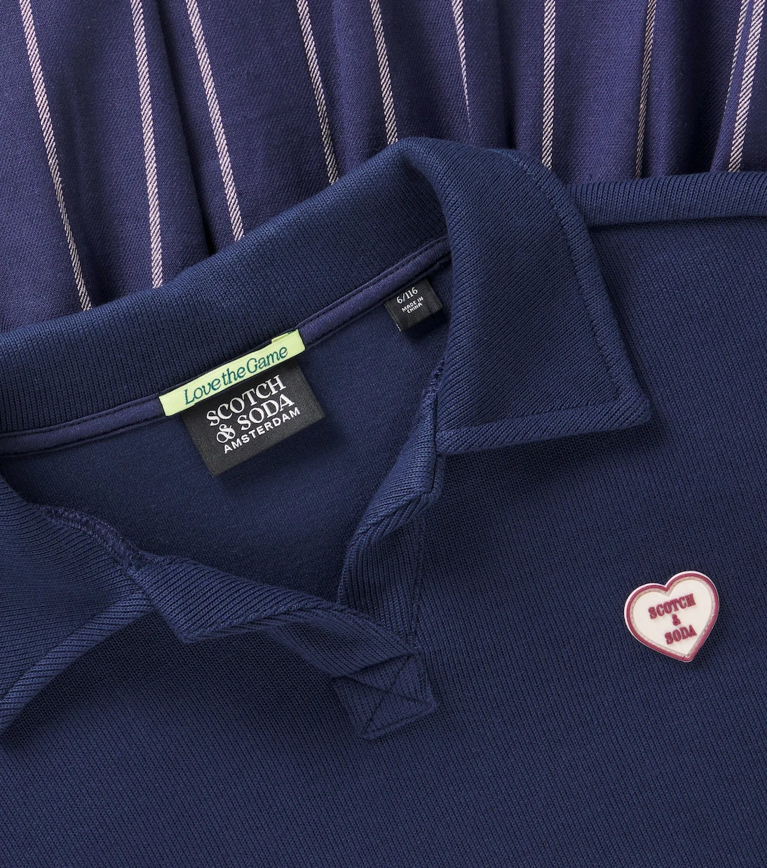Scotch & Soda Kids - Ruffled cotton polo shirt