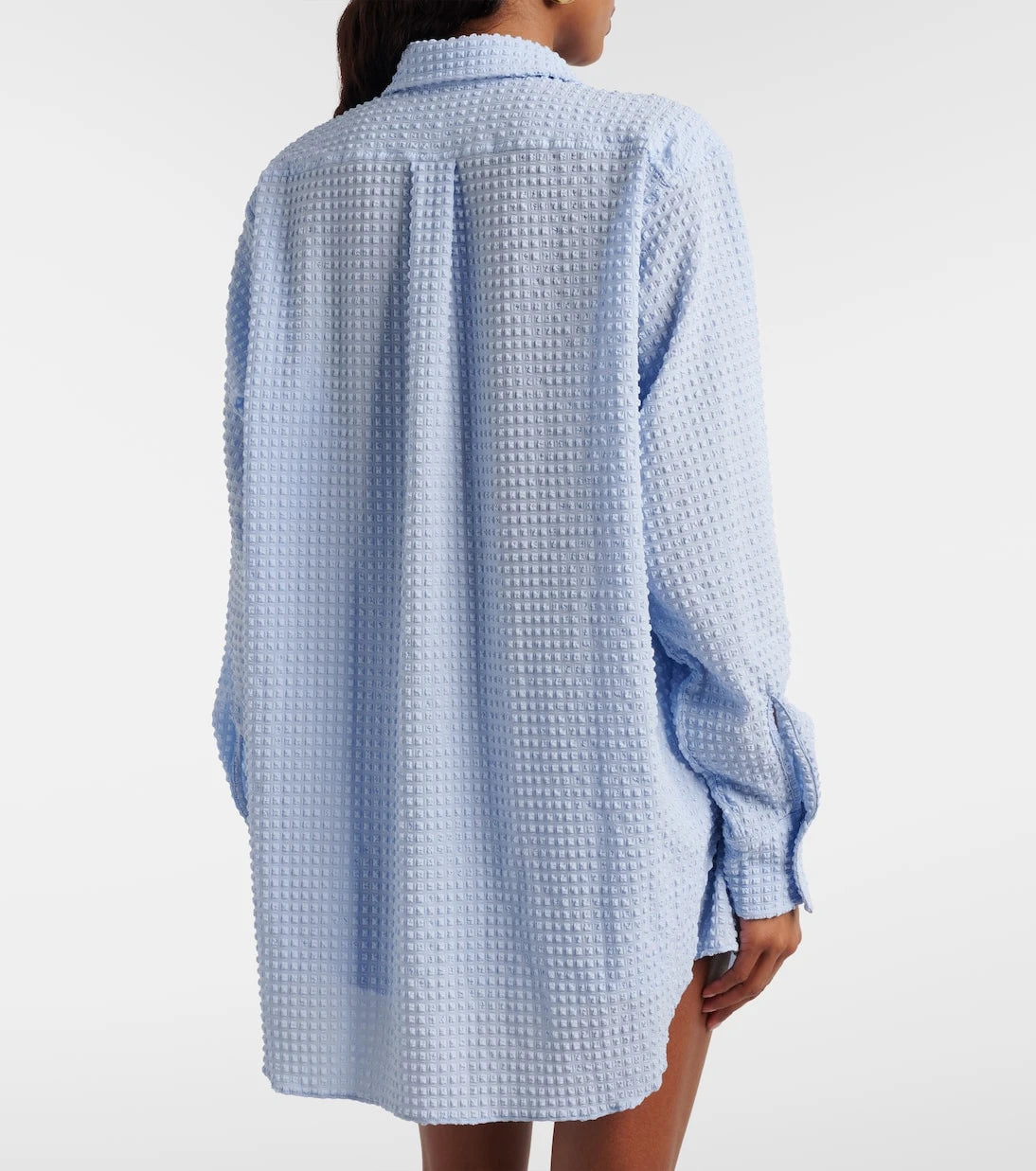 Hunza G - Resort oversized seersucker shirt