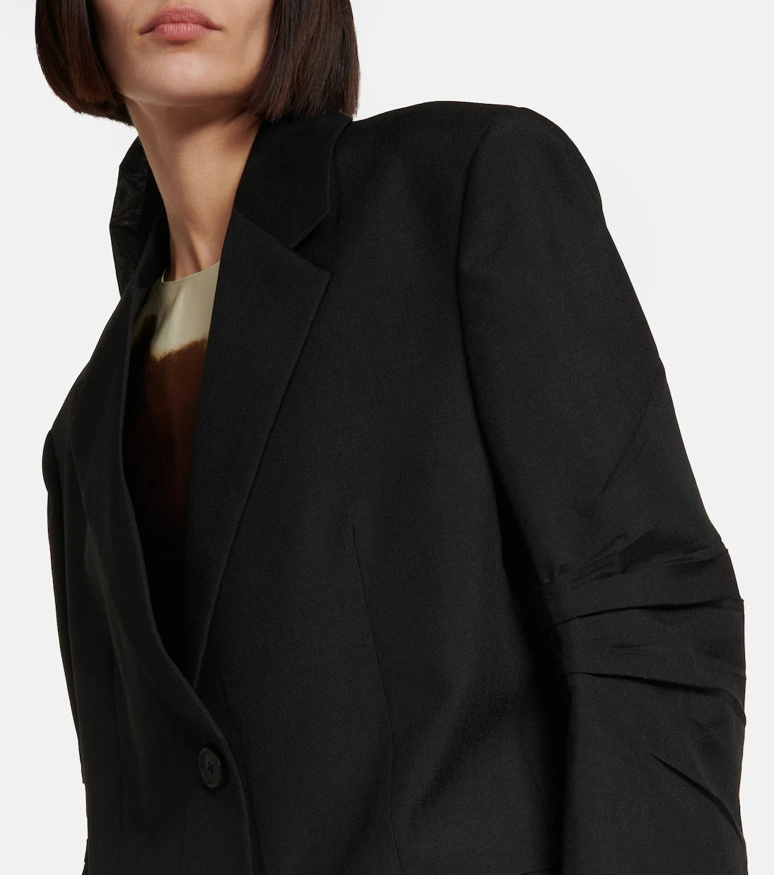 Prada - Bow-detail mohair coat