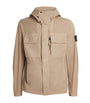 Stone Island Beige Organic Cotton Canvas Hooded Parka