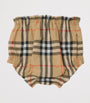 Burberry Kids Cotton Check Dress with Bloomers (1-18 Months)