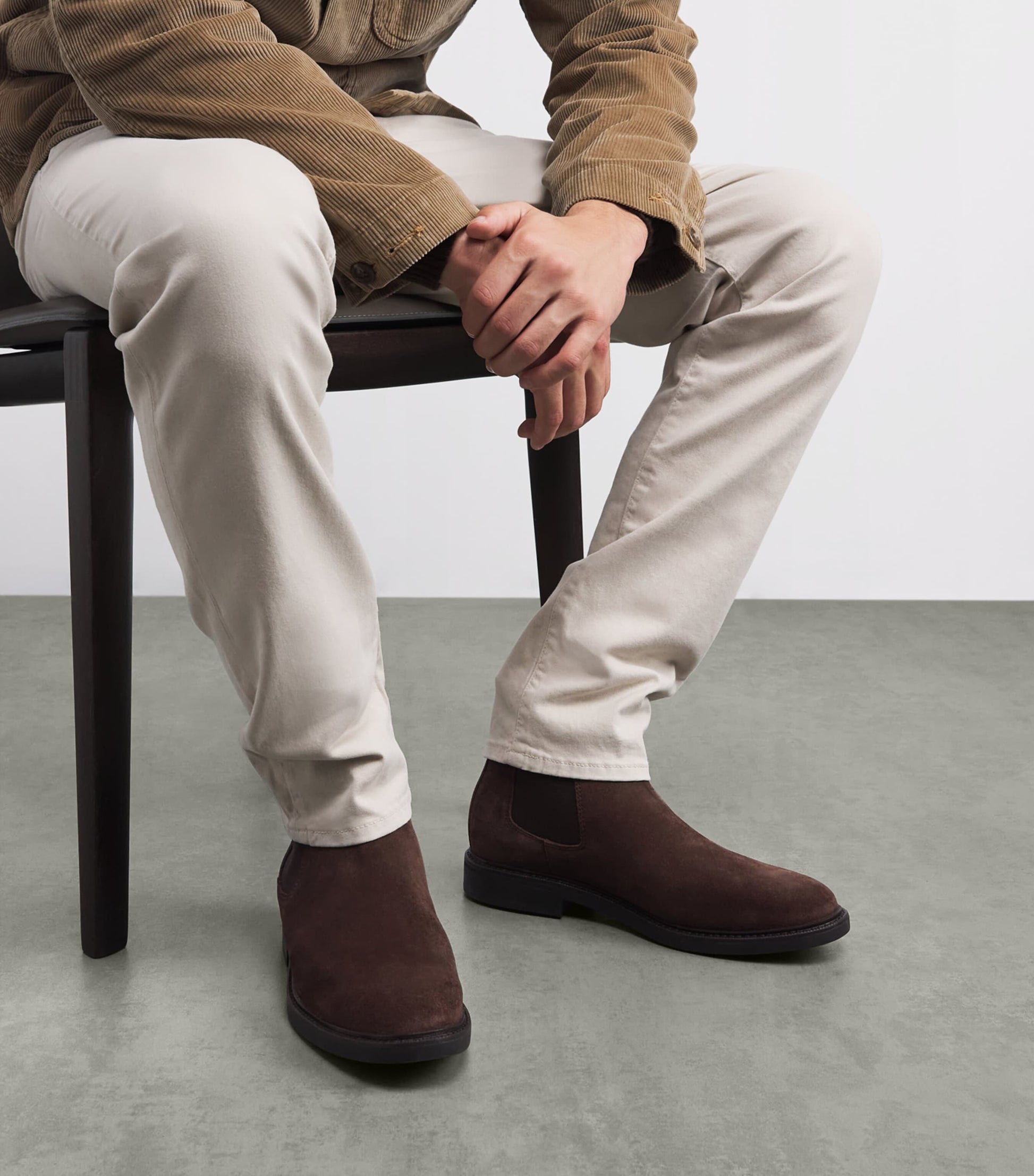 Polo Ralph Lauren Suede Asher Chelsea Boots