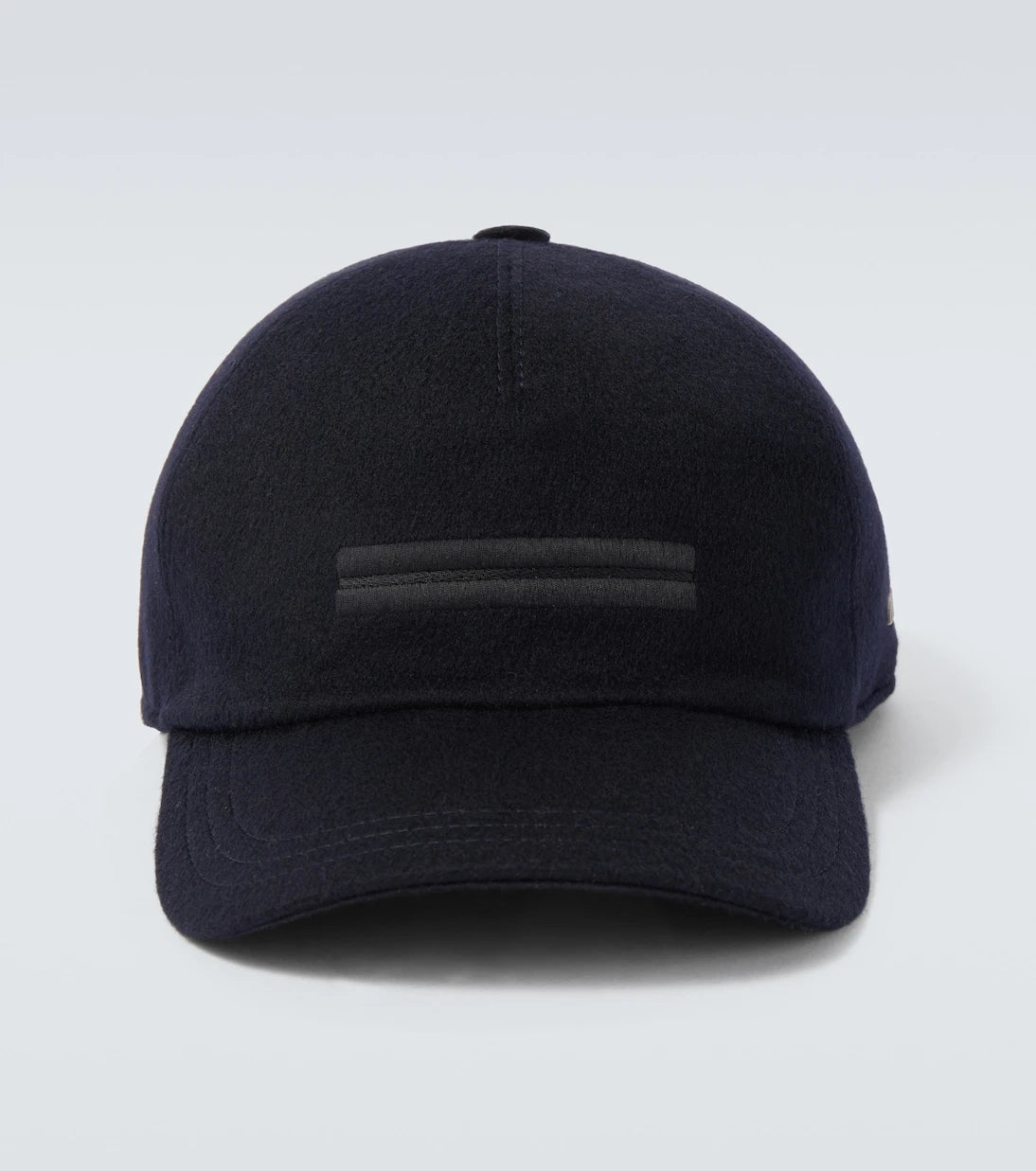 Zegna - Embroidered cashmere baseball cap