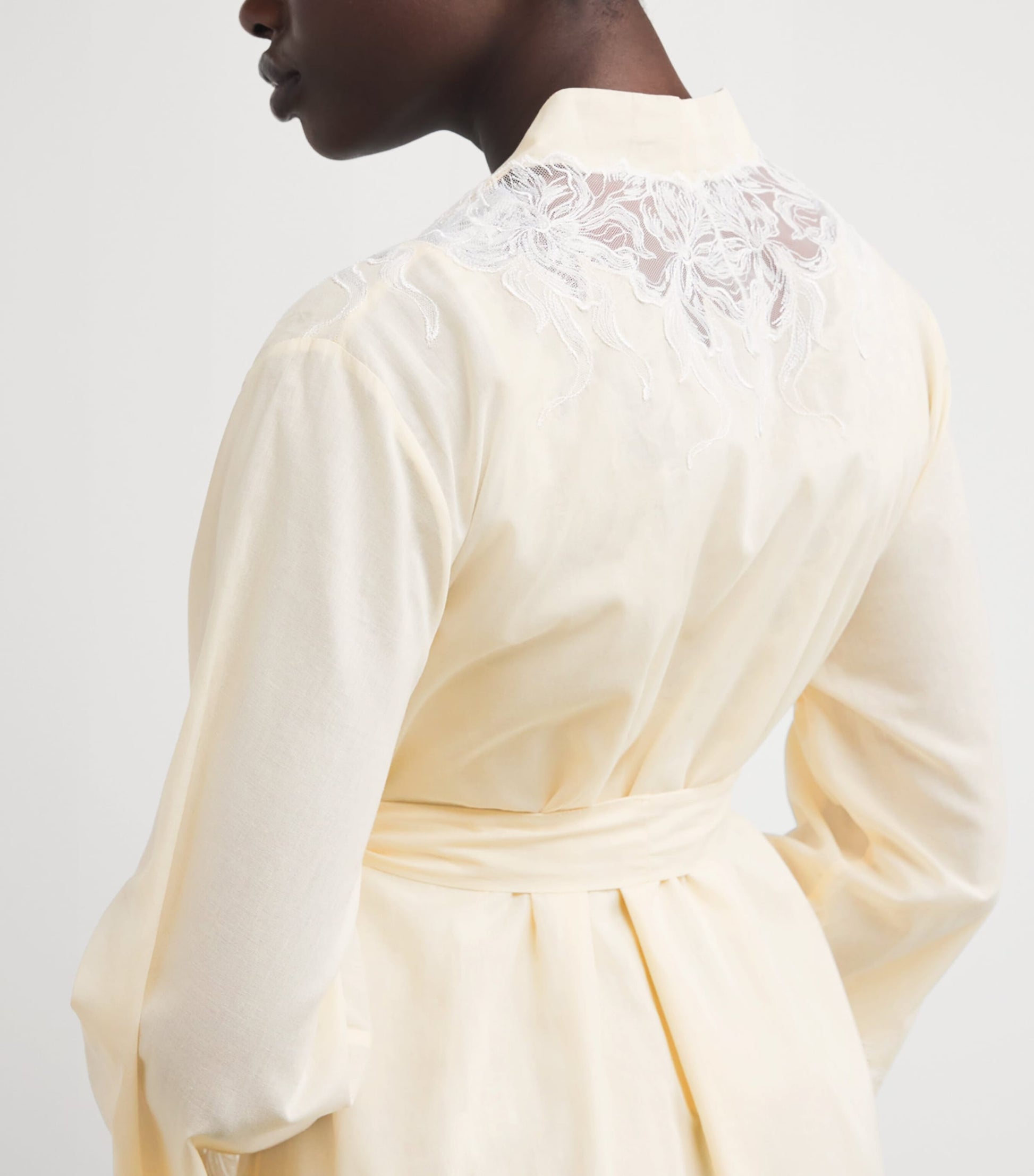 Bocan Beige Cotton Liliane Robe