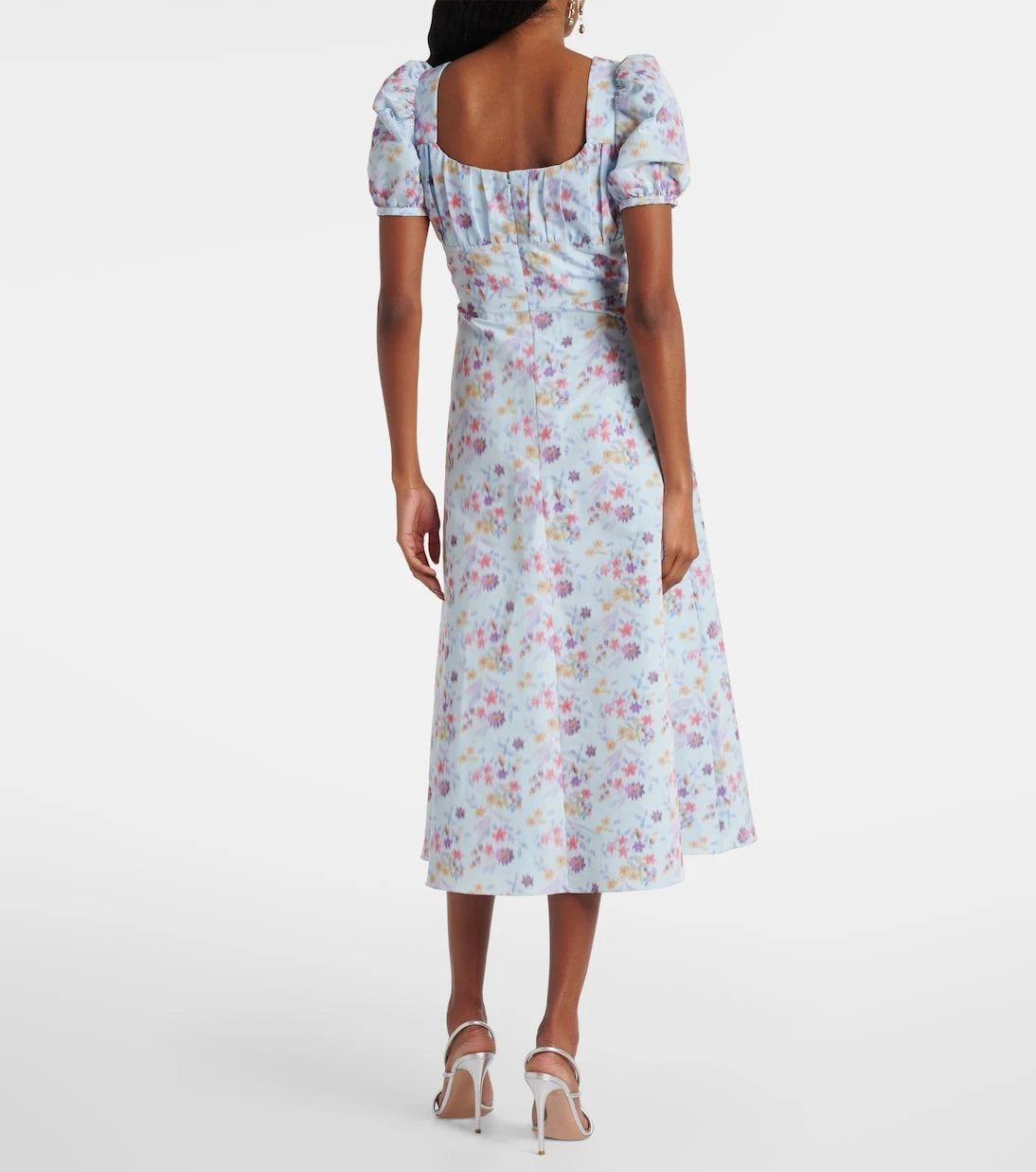Markarian - Elora floral ikat midi dress