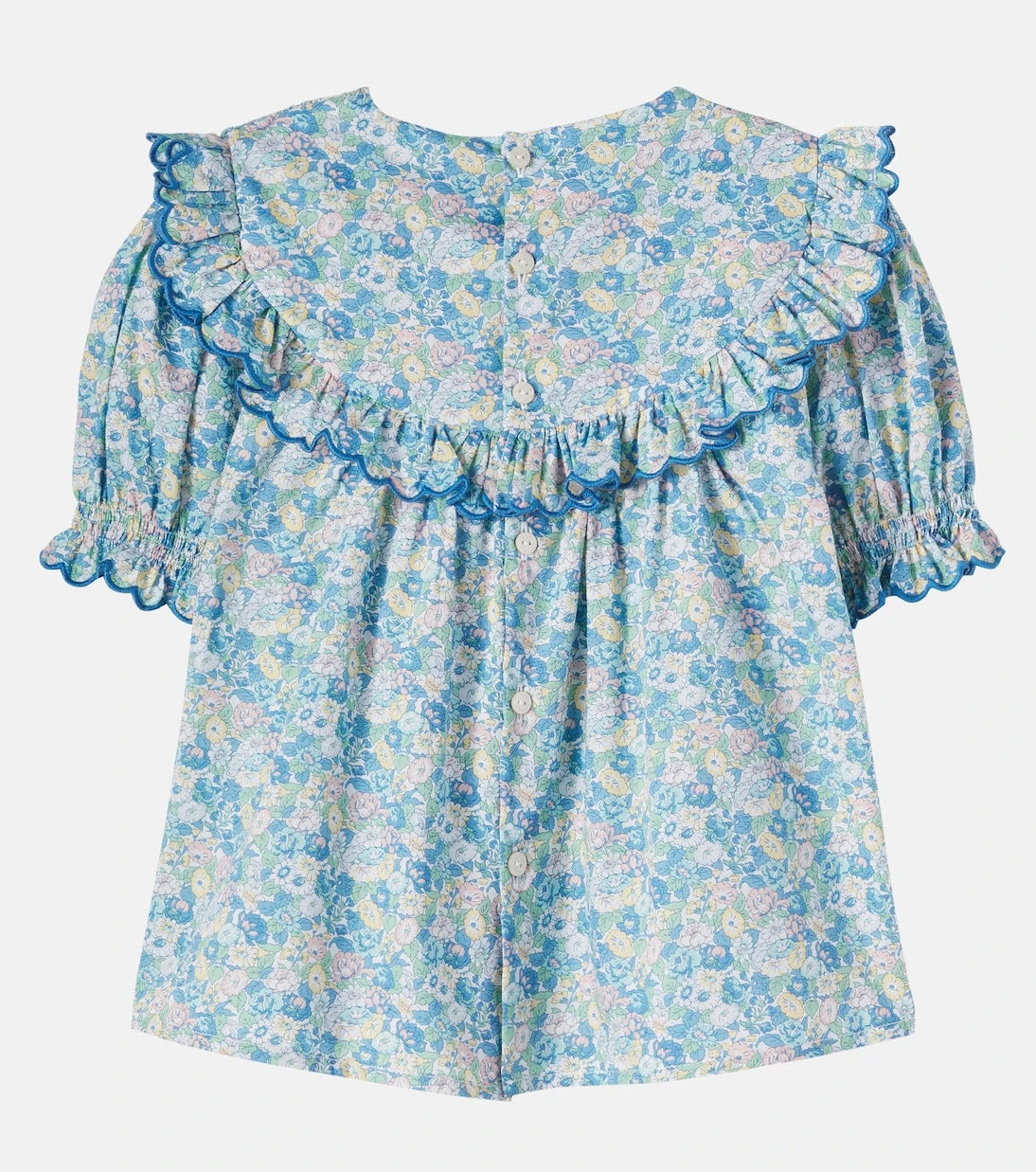 Pepa London - Leontyne ruffled floral cotton top