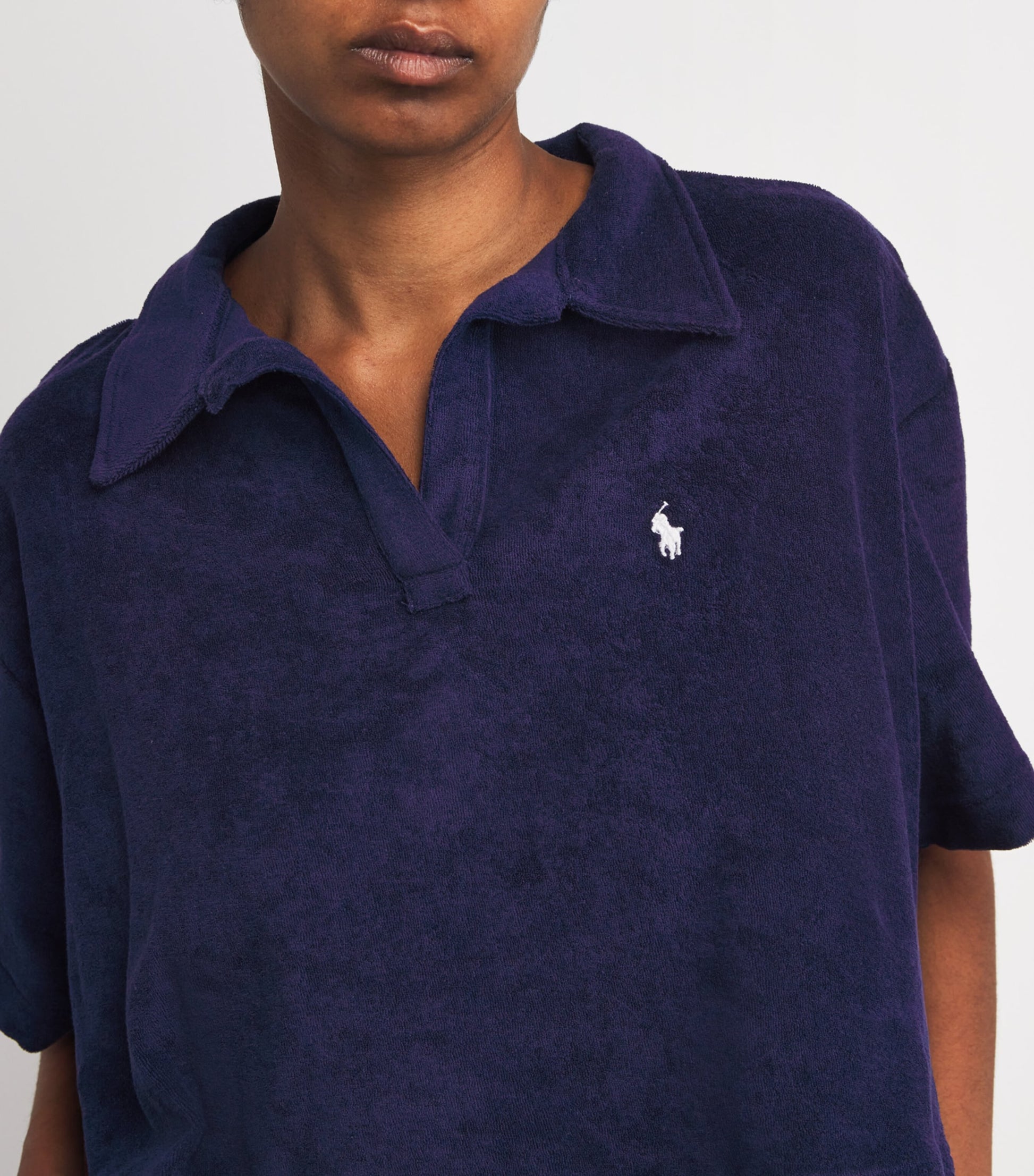 Polo Ralph Lauren Navy Cotton Terry Shirt and Shorts Set