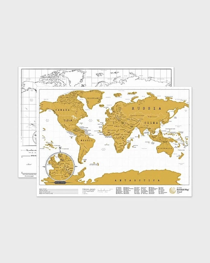 Luckies of London Scratch Map® Travel Edition Kazımalı Harita