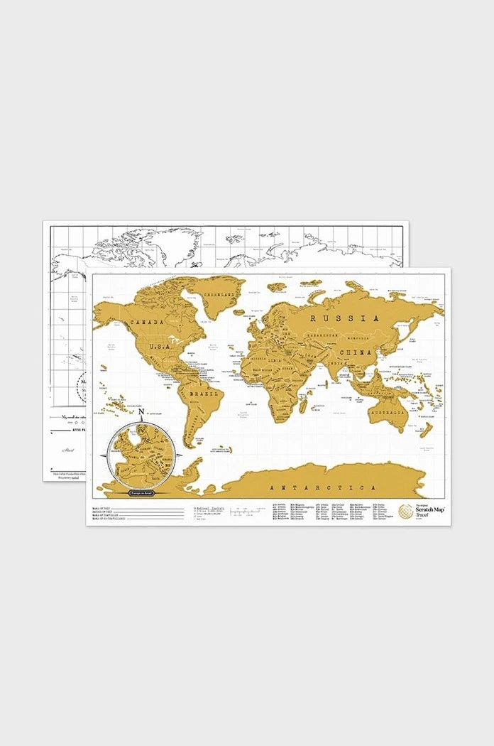 Скреч карта Luckies of London Scratch Map® Travel Edition