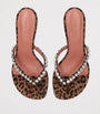 Suede Embellished Gigi Thong Sandals 45