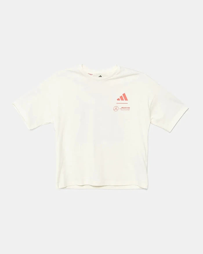 Детска памучна тениска adidas Performance MERCEDES